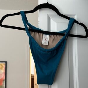 Shade & Shore Teal Bandeau Bottoms